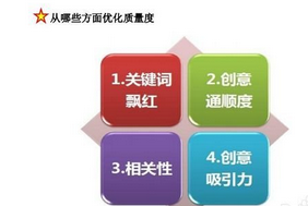 競價托管優化關鍵詞質量度方法,速度快穩定上4星(圖2) 質量度優化